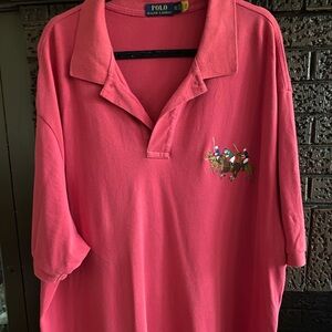 Polo Ralph Lauren red polo big and tall 3xlt